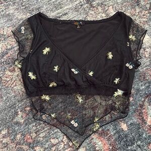 dELiA*s | Mesh Bralette Top | Small
